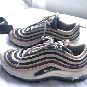 Air max 97 pink burgundy reflective super comfy